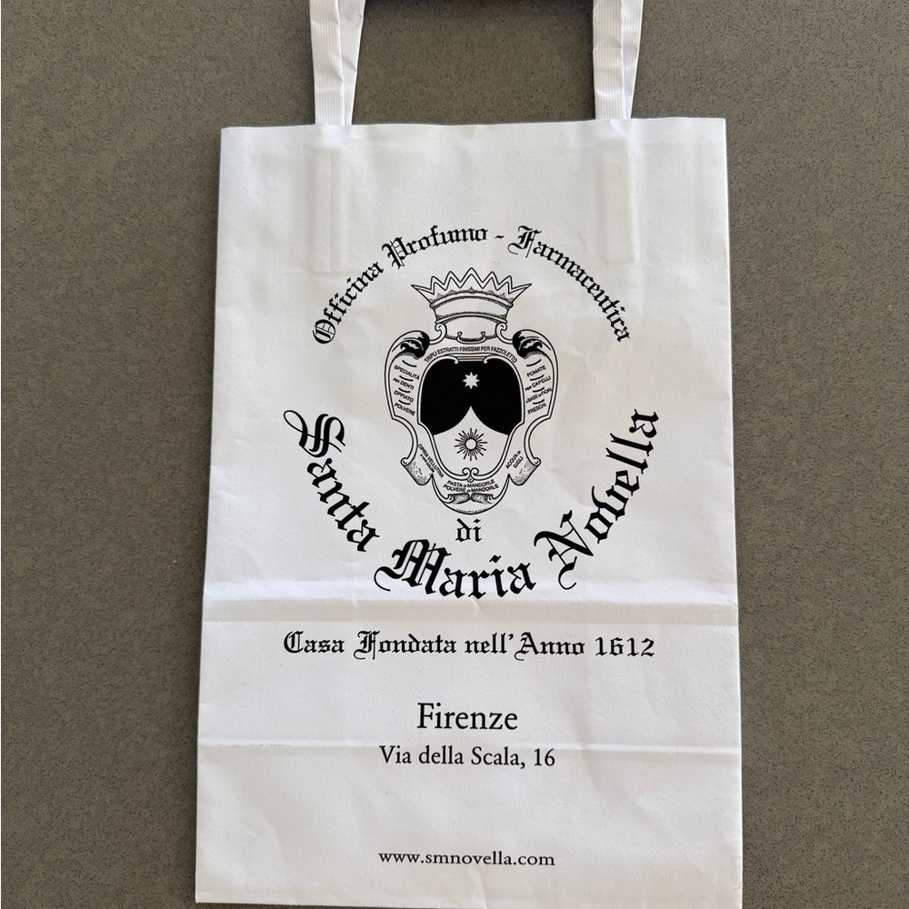 Santa Maria Novella Logo Paper Bag from Firenze